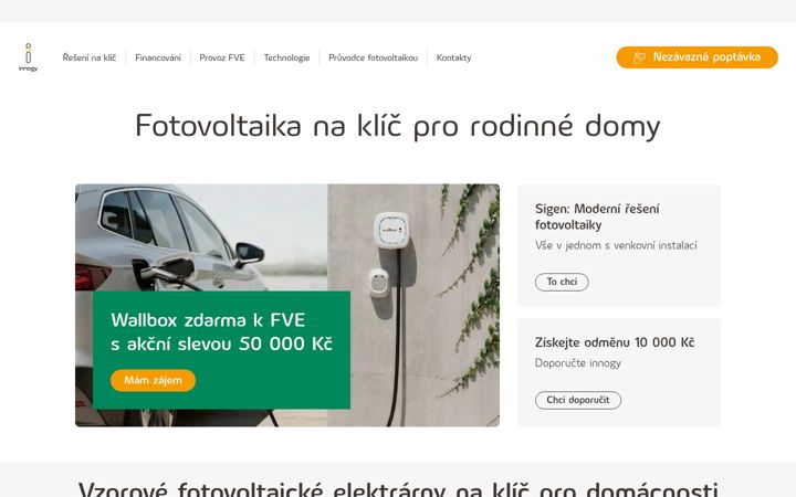 Screenshot ta' elektrinazeslunce.cz