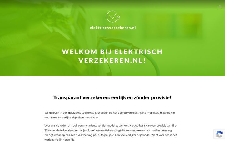 Ekrānuzņēmums no elektrischverzekeren.nl