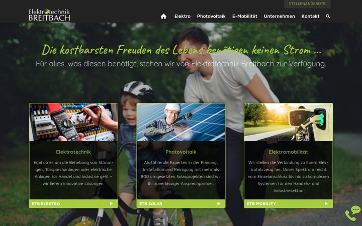 Képernyőkép: elektro-breitbach.de