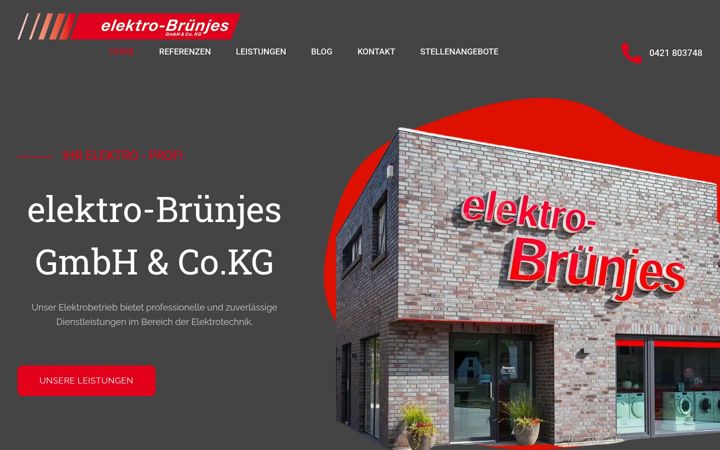 Képernyőkép: elektro-bruenjes.de