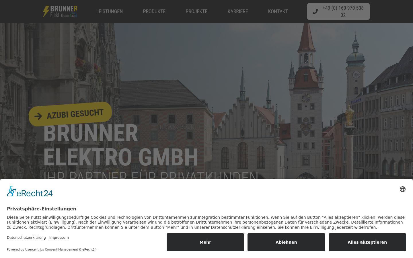 Screenshot van de toestemmingsbanner zoals getoond vóór enige interactie