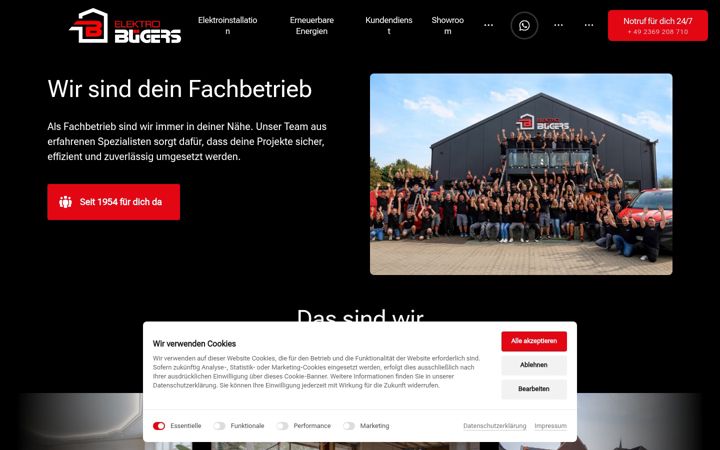 Képernyőkép: elektro-buegers.de