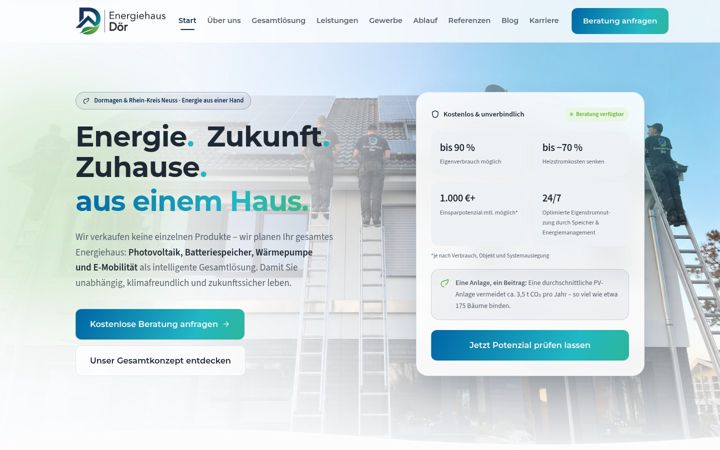 Screenshot van elektro-doer.de