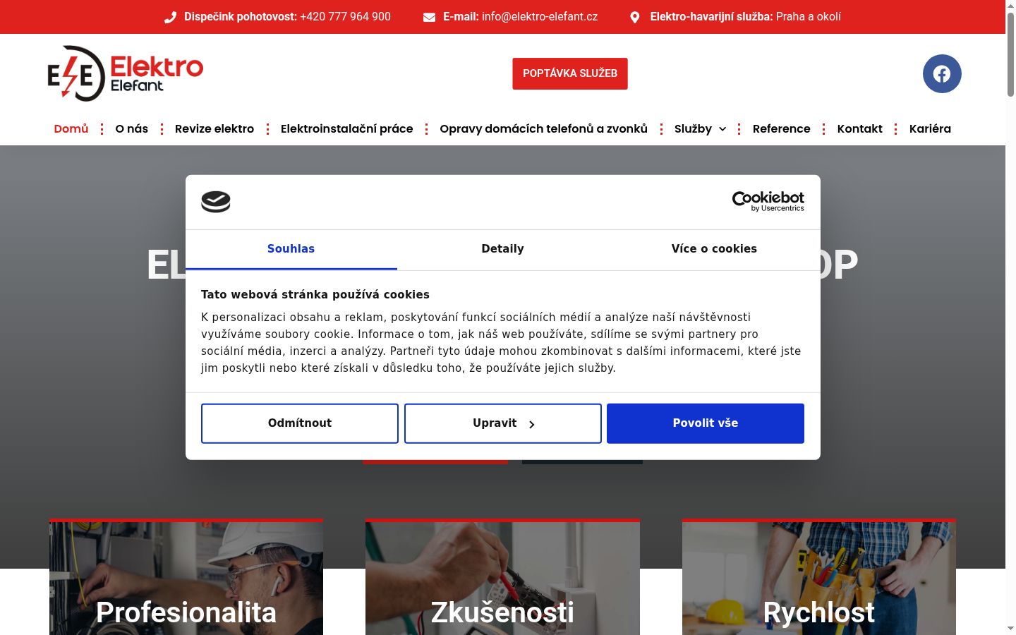 Screenshot tal-banner tal-kunsens muri qabel kwalunkwe interazzjoni