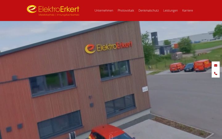 Screenshot van elektro-erkert.de