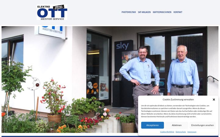 Screenshot di elektro-fachhandel-schwendi.de