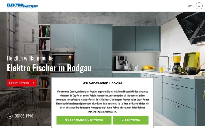 Screenshot di elektro-fischer-rodgau.de