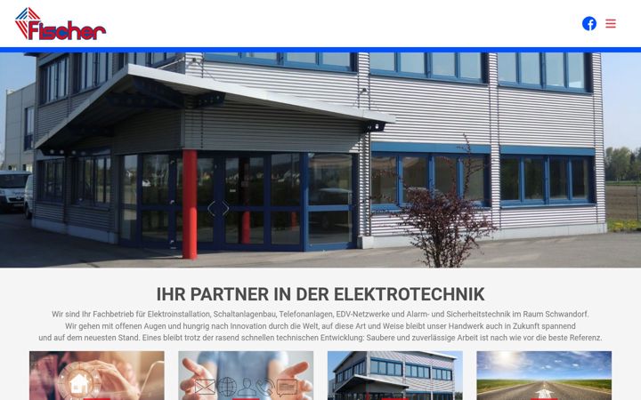 Screenshot di elektro-fischer-sad.de