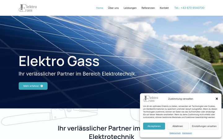 Zrzut ekranu elektro-gass.at