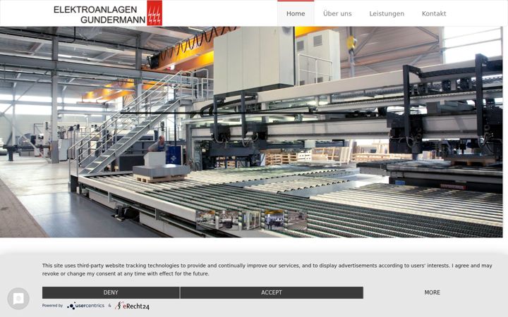 Skjámynd af elektro-gundermann.de