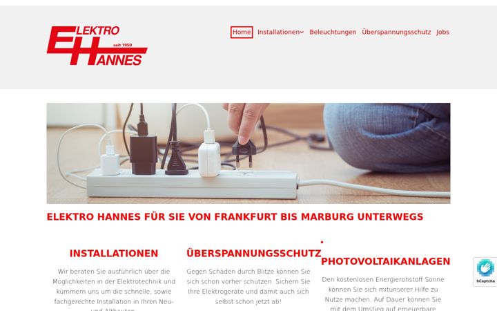 Skjámynd af elektro-hannes.de