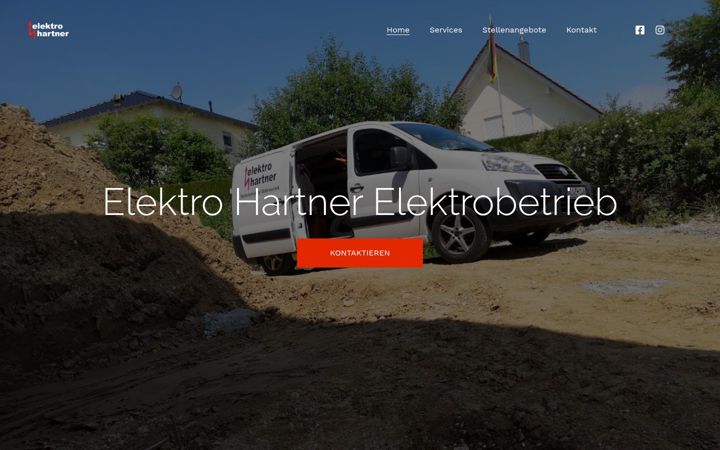 Snímek obrazovky elektro-hartner.de