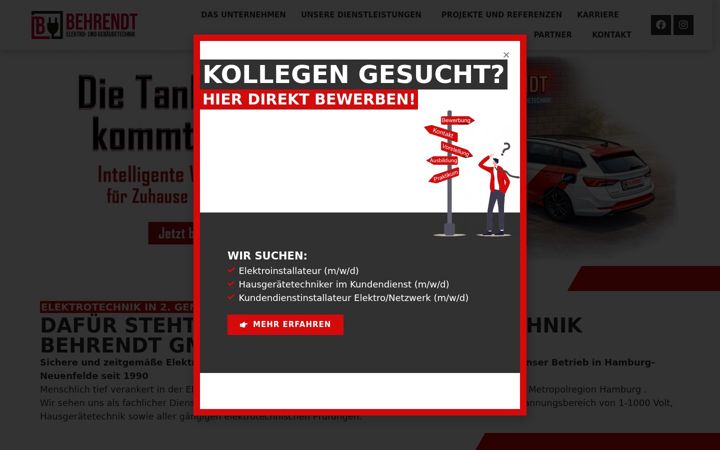 Skjámynd af elektro-haustechnik-behrendt.de