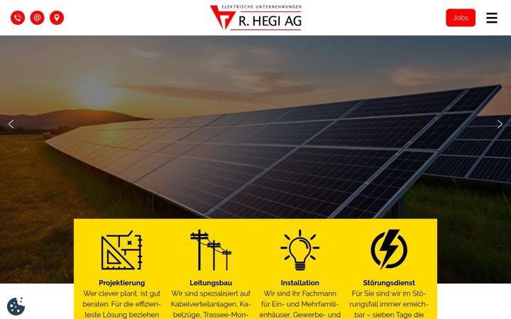 Екранна снимка на elektro-hegi.ch