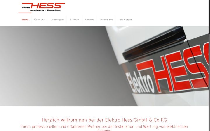 Screenshot of elektro-hess.com