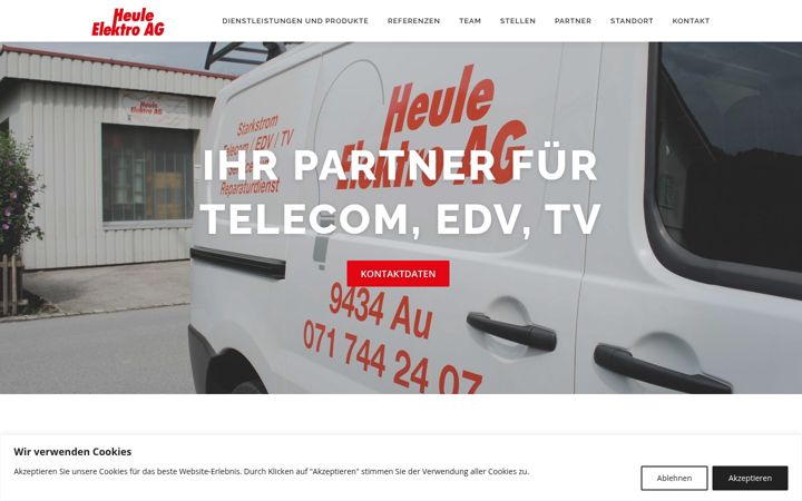 Екранна снимка на elektro-heule.ch