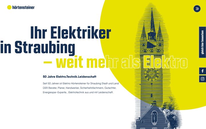 Skjámynd af elektro-hoertensteiner.de