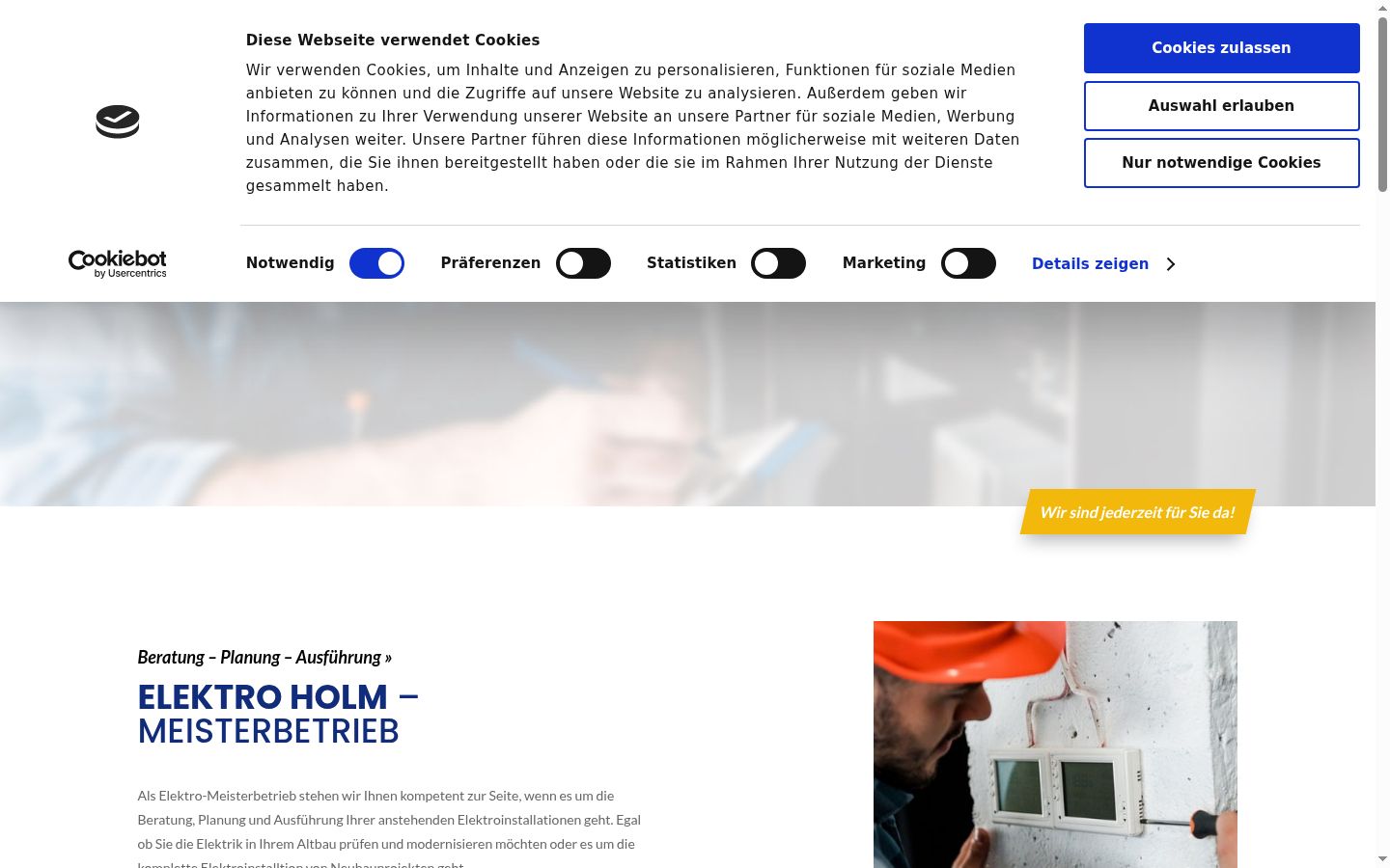 Screenshot tal-banner tal-kunsens muri qabel kwalunkwe interazzjoni