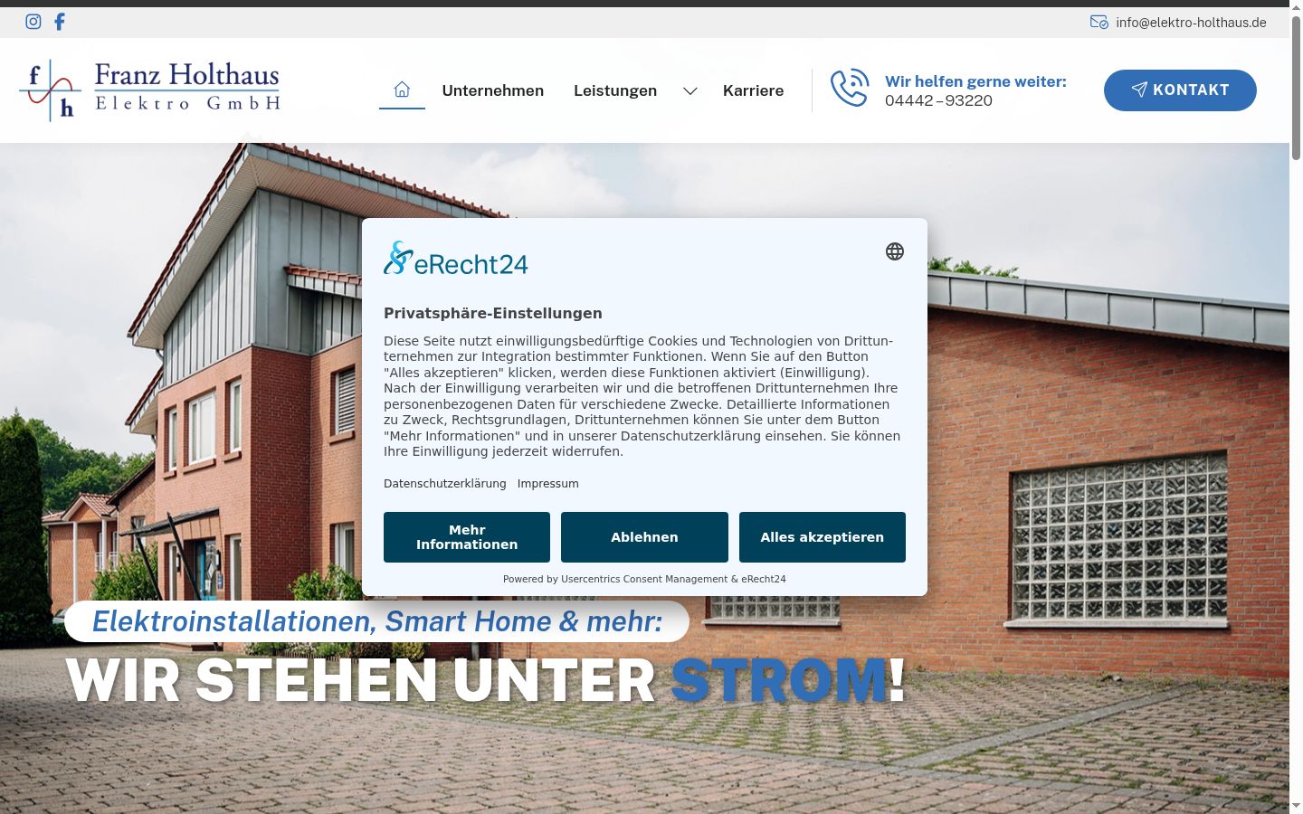 Screenshot tal-banner tal-kunsens muri qabel kwalunkwe interazzjoni