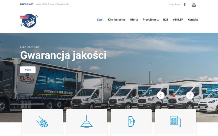 Ekrānuzņēmums no elektro-hurt.gniezno.pl
