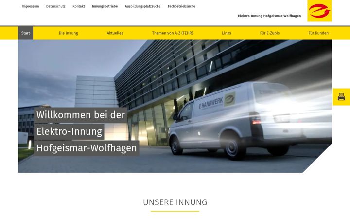 Screenshot di elektro-innung-hw.de