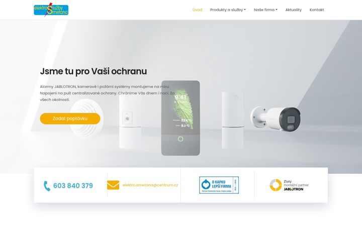 Screenshot di elektro-instalace.eu