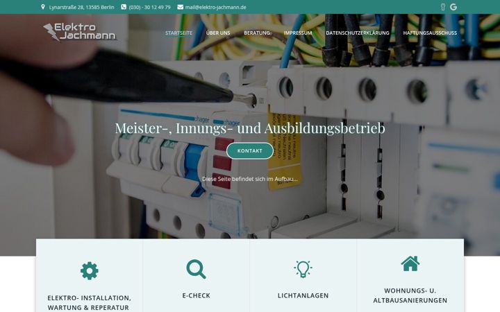 Screenshot di elektro-jachmann.de