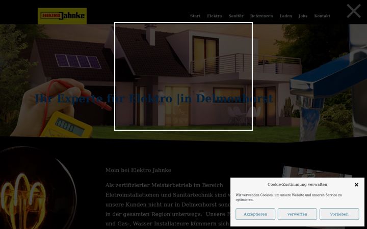 Screenshot di elektro-jahnke-delmenhorst.de