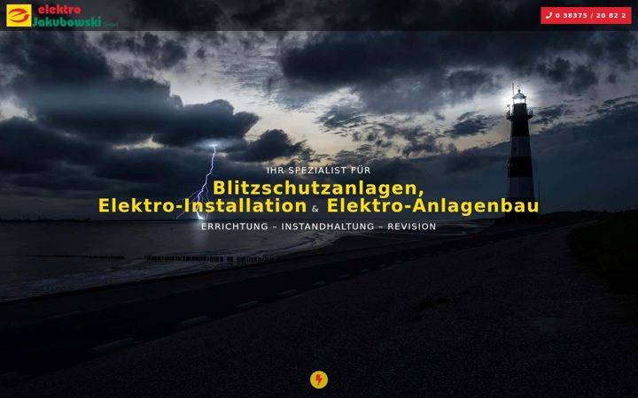 Screenshot di elektro-jakubowski.de