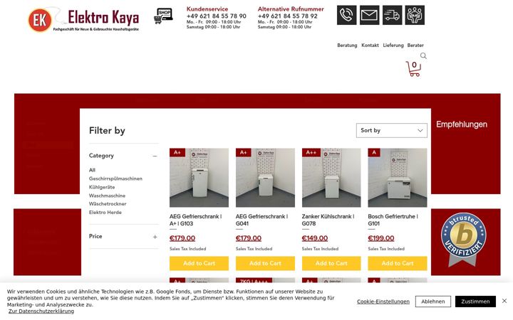Screenshot of elektro-kaya.com