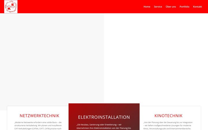 Screenshot di elektro-kirschner.de