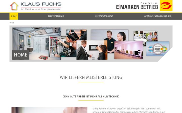 Screenshot di elektro-klausfuchs.de