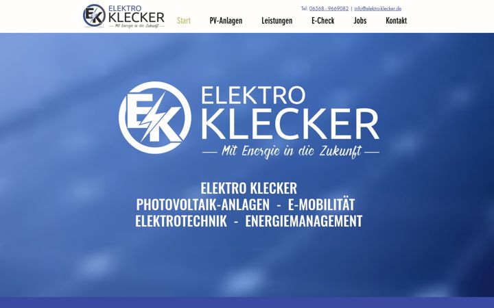 Screenshot di elektro-klecker.de