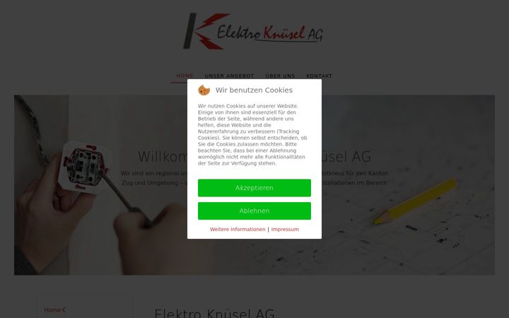 Екранна снимка на elektro-knuesel.ch