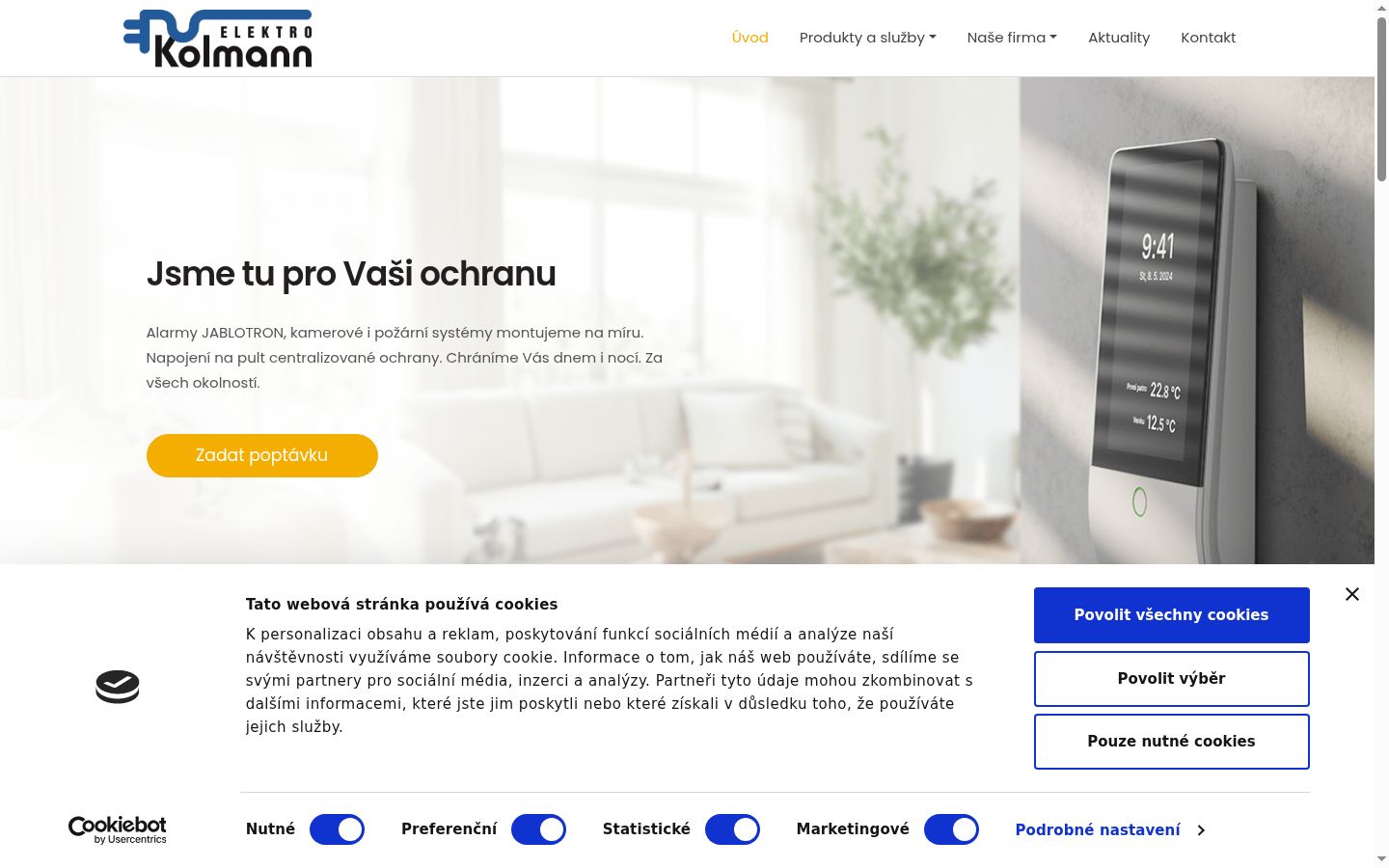Screenshot tal-banner tal-kunsens muri qabel kwalunkwe interazzjoni