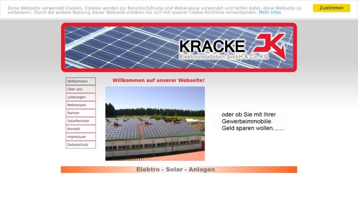 Screenshot di elektro-kracke.de