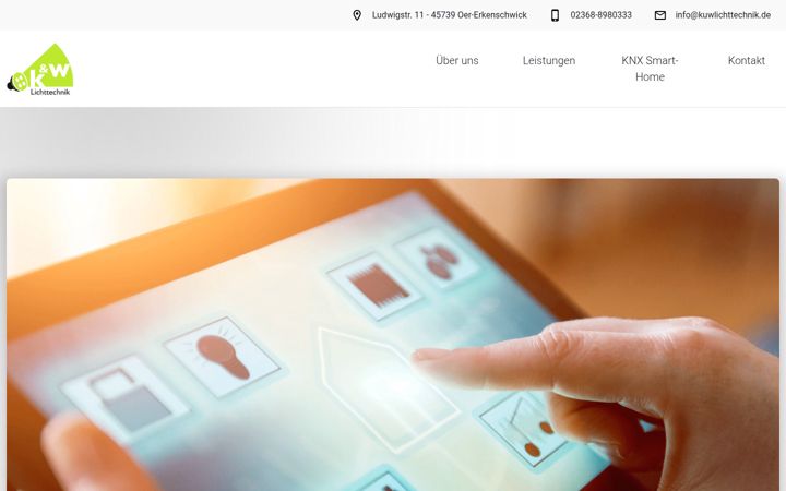 Screenshot di elektro-kw.de