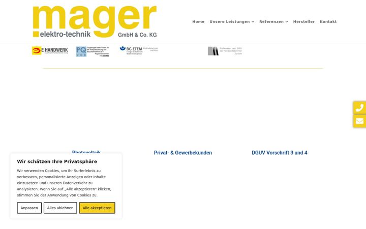 Ekraanipilt saidist elektro-mager.de