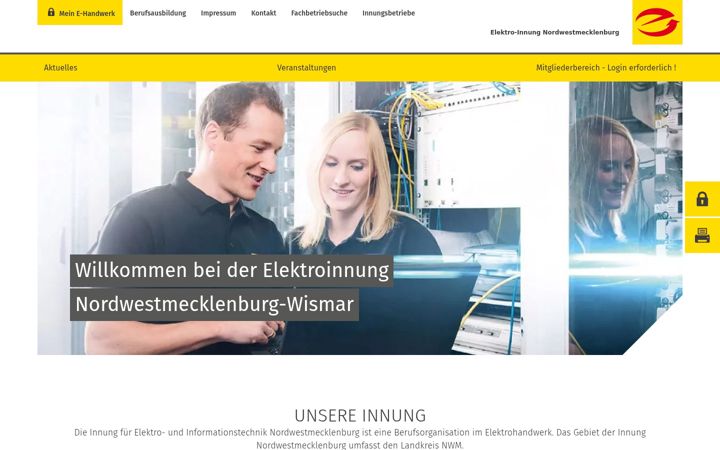 Zrzut ekranu elektro-nwm.de