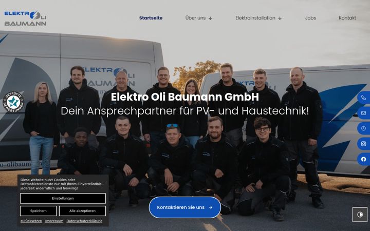 Zrzut ekranu elektro-olibaumann.de