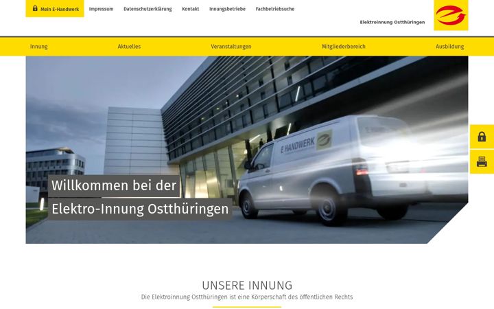 Zrzut ekranu elektro-ostthueringen.de