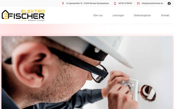 Zrzut ekranu elektro-pakusch.de