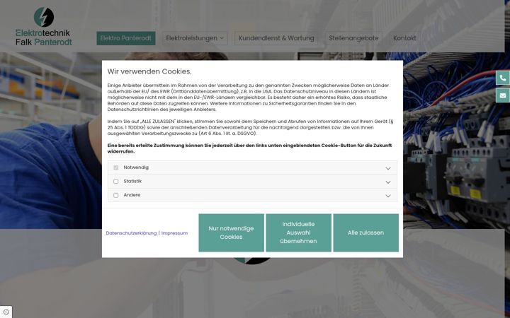 Zrzut ekranu elektro-panterodt.de