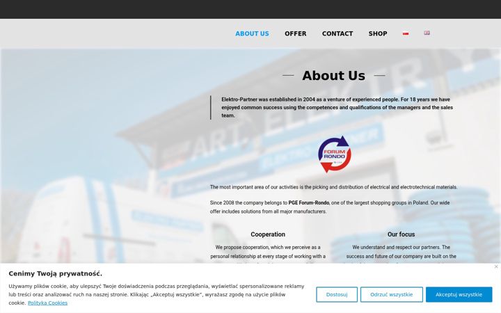 Ekrānuzņēmums no elektro-partner.pl