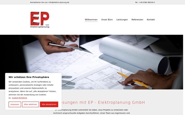 Captura de pantalla de elektro-planung.de