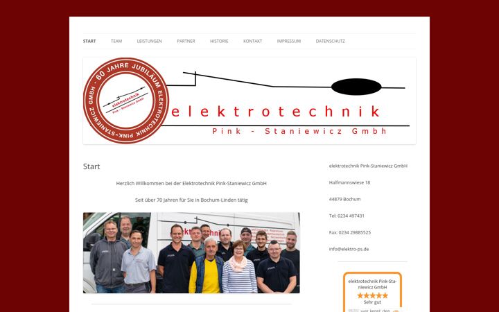 Captura de pantalla de elektro-ps.de