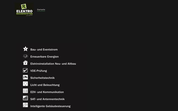 Captura de pantalla de elektro-reichenstetter.de