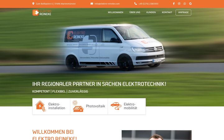 Screenshot of elektro-reineke.com