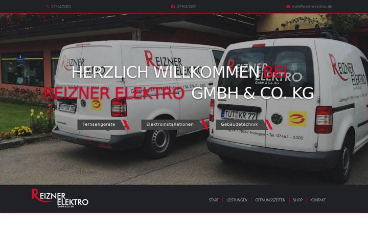 Snímek obrazovky elektro-reizner.de
