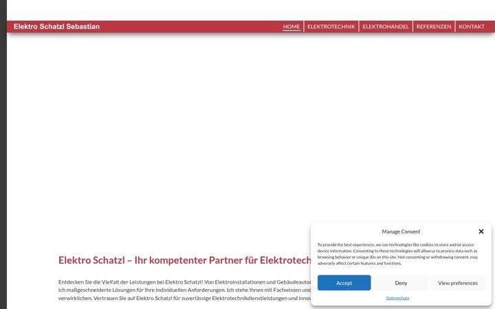 Screenshot di elektro-schatzl.at